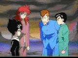 kuwabara frate tipu nebun!!un prima totusi sensibil prieten amuzant cand cearta hiei !!mdr no te importa