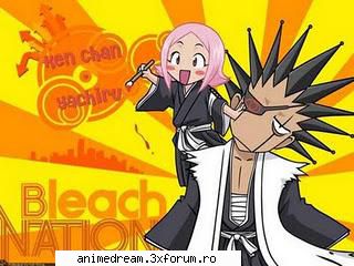 chibi imags kenpaci & yachiru Hiei's friend