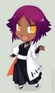 chibi imags yoruichi Hiei's friend