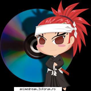 chibi imags renji abarai Hiei's friend