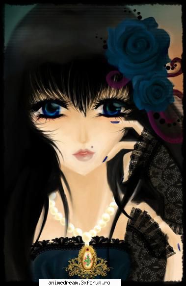 inscrieri nume: inalta, slaba, ten deschis culoare, par negru pana cot, ochi albastrii putere: data