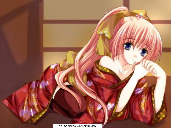 anime girls kimono