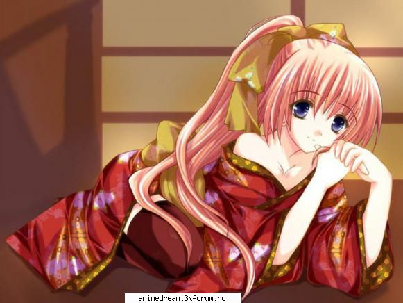 Anime girls in kimono - Amu-chan - Anime Gallery^_^