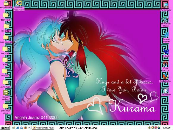 Botan&Kurama - Hai ca am gasit exact poza pe care doream sa vi-o - YYH anime couples