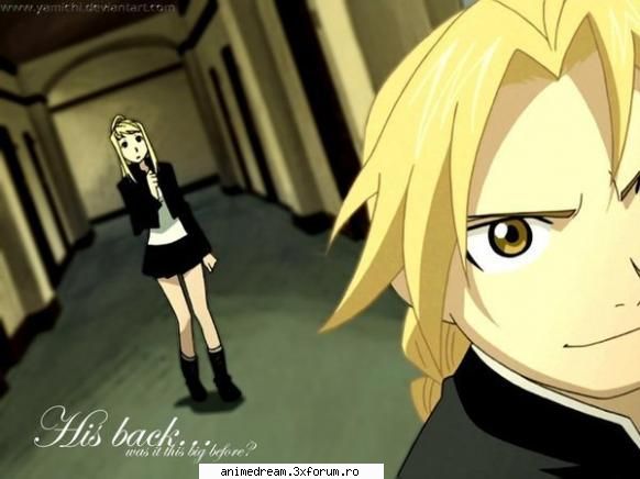 Ed&Winry - img 4 imi place la nebunie aceasta imagine - Full Metal Alchemist