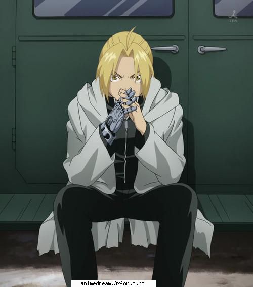 Edward - Il admir pentru tot ce a facut: sa invete - Full Metal Alchemist
