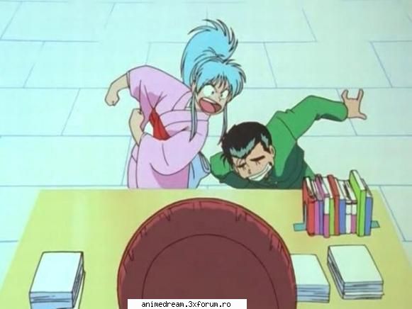 Funny faces - img4 ce imi place cand se enerveaza Botan - Yu yu Hakusho