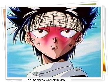 Hiei - E o stafie de clasa A foarte incapatanata.E - Yu yu Hakusho