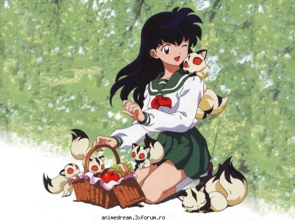 Kagome Higurashi - K : Cu pisica demon Kirara si puisorii ei ... G - Album
