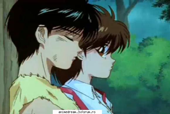 in timpul turneului de arte martiale dupa ce yusuke se antrenase