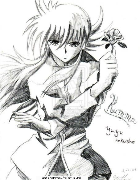 Kurama - Uitati poza de la A 21 - Yu yu Hakusho