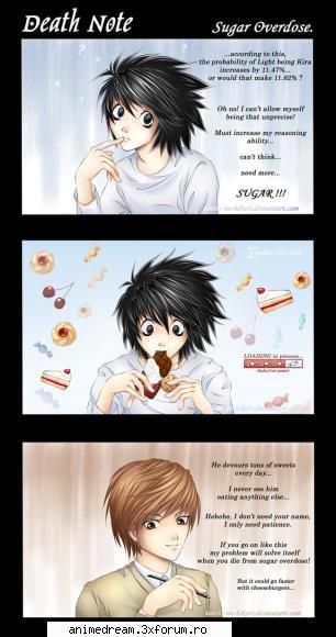 Lawliet/L/Ryuga/Ryuzaki - si inca o poza super tare - Death Note