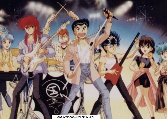 Photo group - Aici baietii si fetele ca formatie. Interesanta - Yu yu Hakusho