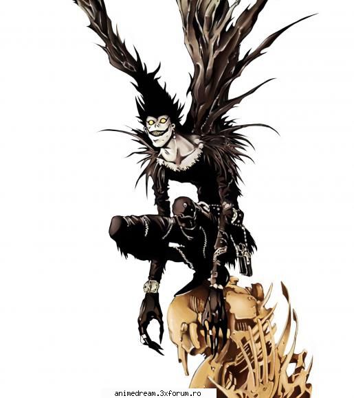 Ryuk - cel mai amuzant si mai epic personaj din toata - Death Note