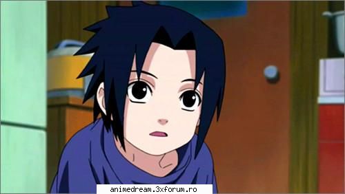 Sasuke Uciha - ia sa cadeti pe spate - Naruto